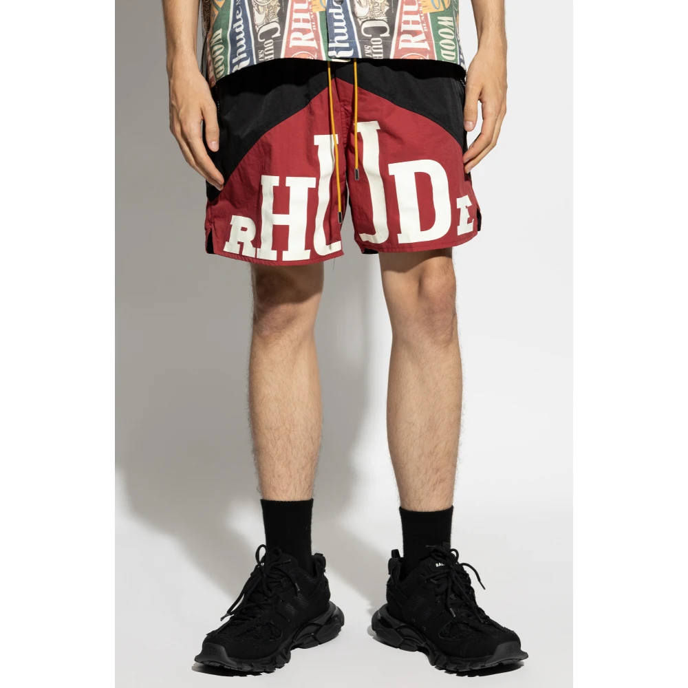 Rhude Logo shorts Multicolor Heren