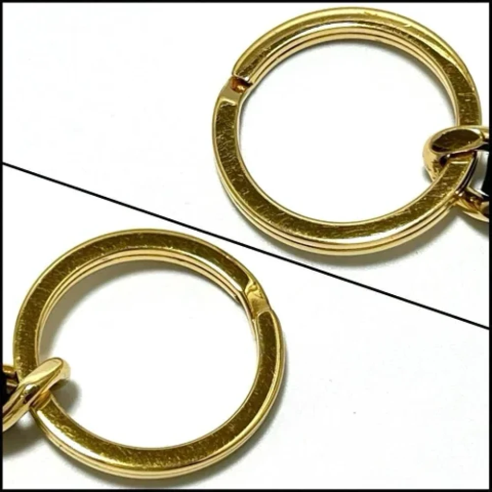 Chanel Vintage Pre-owned Metal chanel-jewelry Black Dames