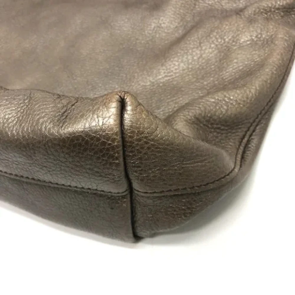 Prada Vintage Pre-owned Leather prada-bags Brown Dames