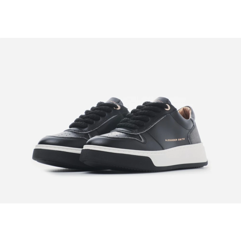 Alexander Smith Zwarte Harrow Dames Sneakers Black Dames