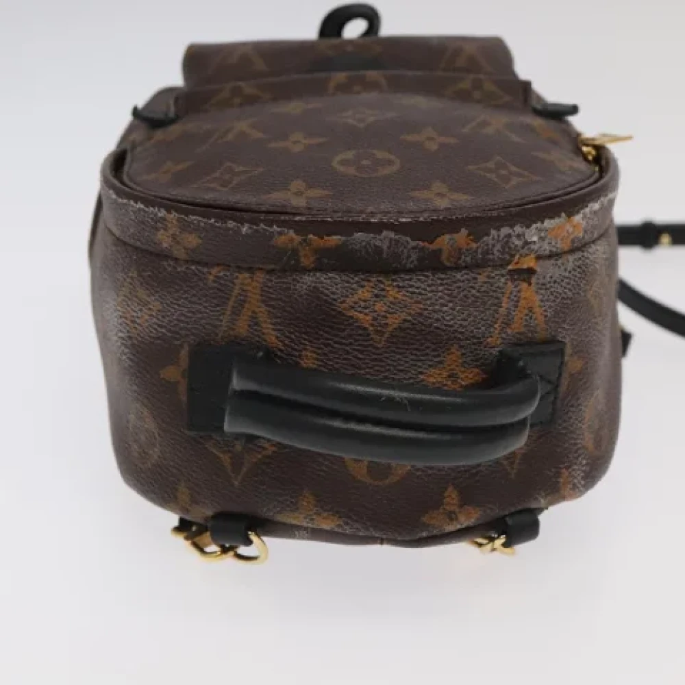 Louis Vuitton Vintage Pre-owned Canvas backpacks Brown Dames