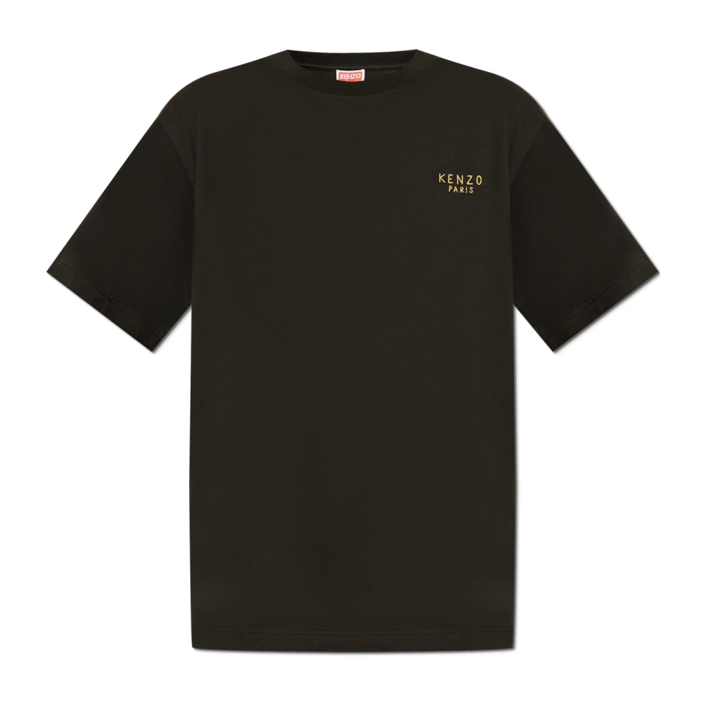 Kenzo T-shirt met geborduurd logo Black