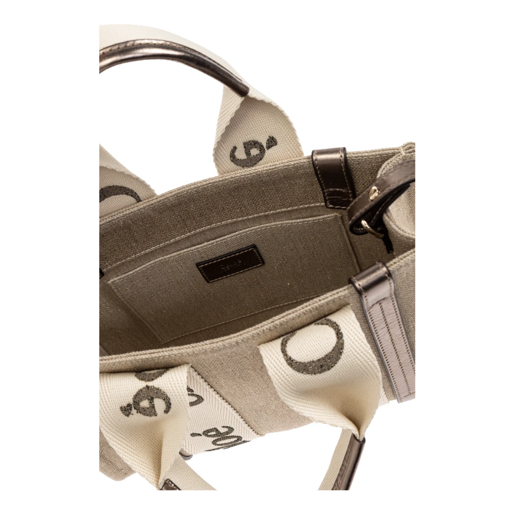 Chloé Tas Woody Klein Beige Dames