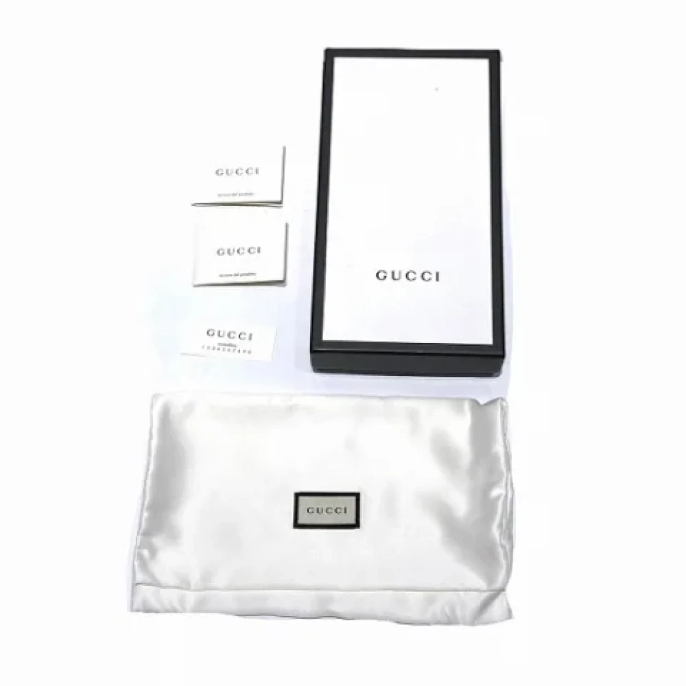 Gucci Vintage Pre-owned Leather wallets Black Dames