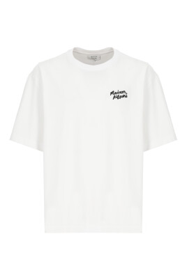 hvid-bomulds-t-shirt-med-logo