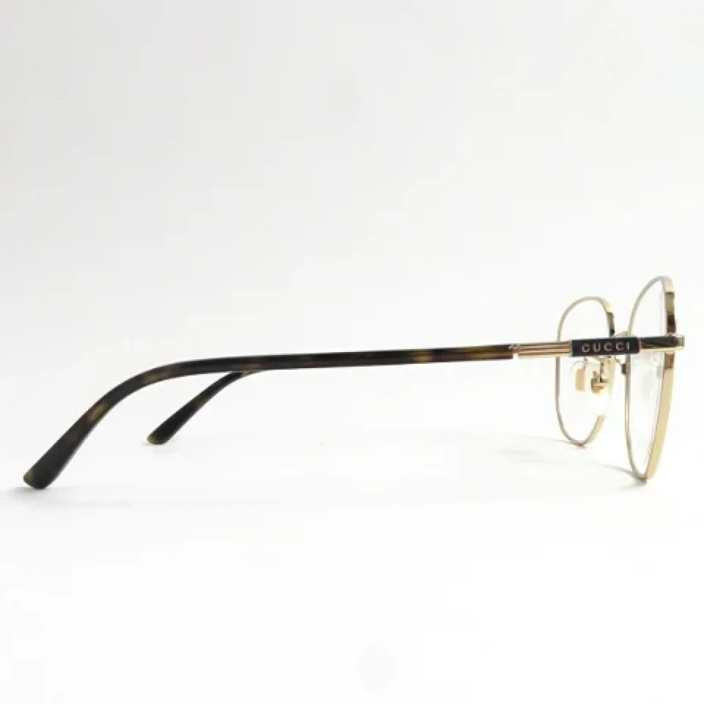 Gucci Vintage Pre-owned Metal sunglasses Brown Dames