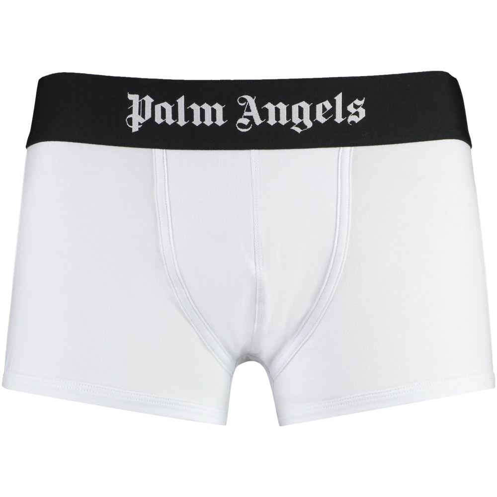 Palm Angels Stijlvolle katoenen boxershorts White Heren