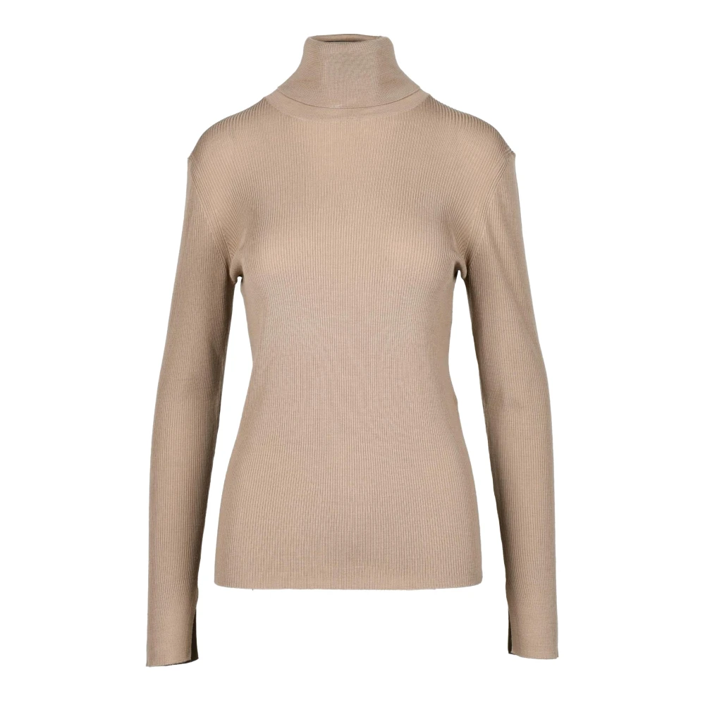 Max Mara Zuivere Wol Trui Brown Dames
