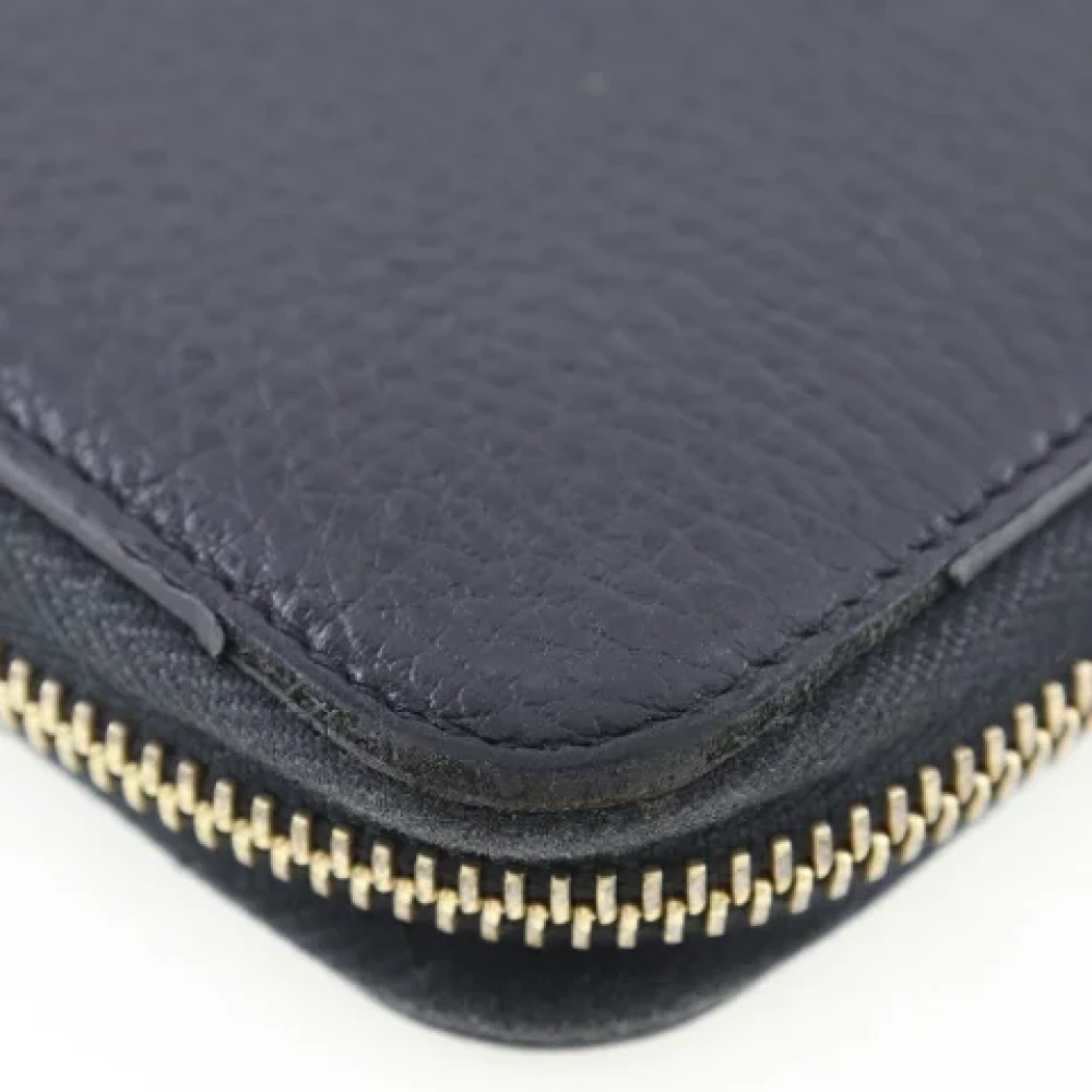Gucci Vintage Pre-owned Leather wallets Black Dames