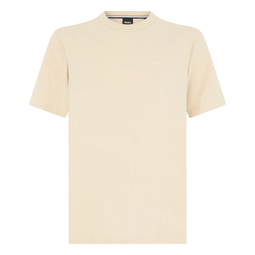 Boss 131 T-Shirt Con Logo Ricamato Beige - Immagine 2