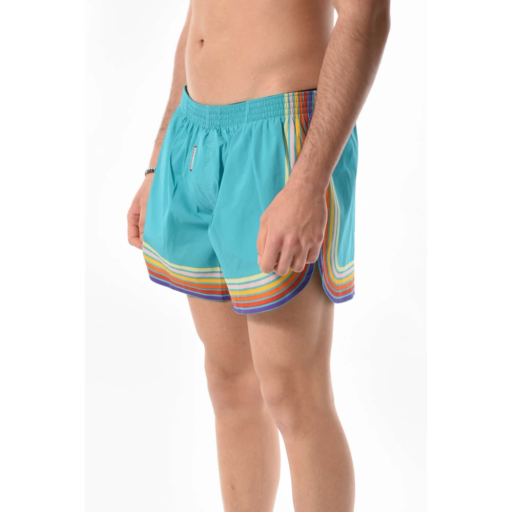 Dsquared2 Regenboog Print Boxershorts Multicolor Heren