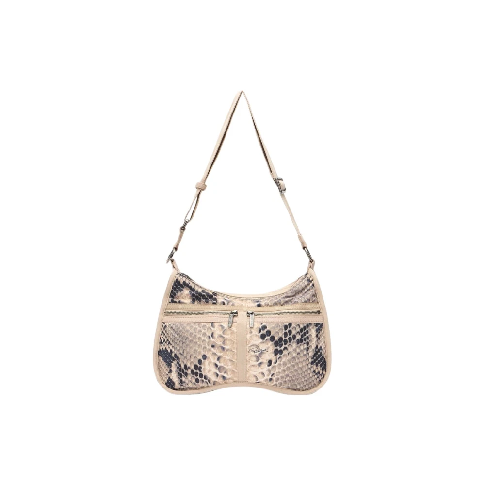 Roberto Cavalli Brown Cross Body Bags, Female, One Size, Torino Bag With Print
