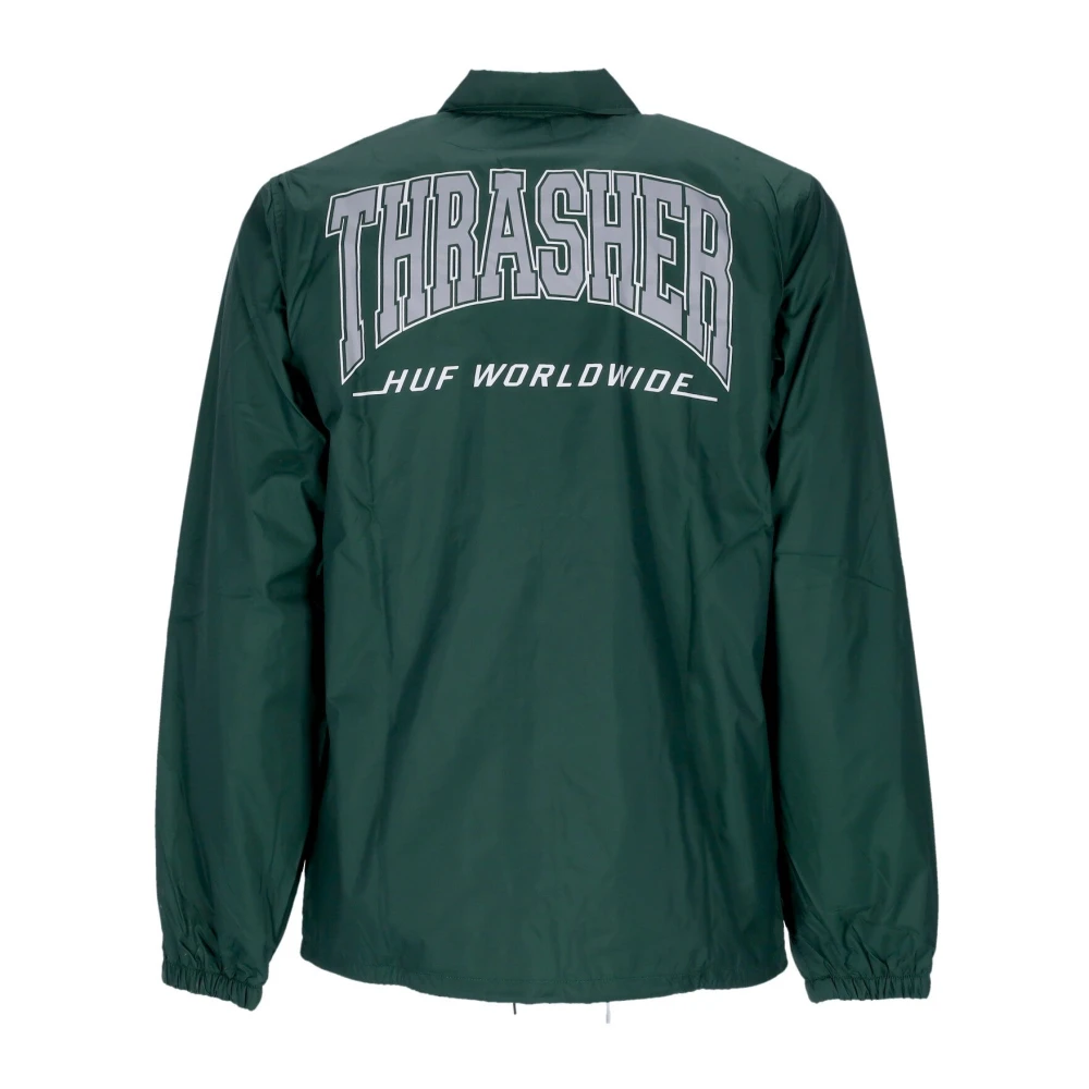 HUF Bosgroene Coachesjas met Thrasher Green Heren