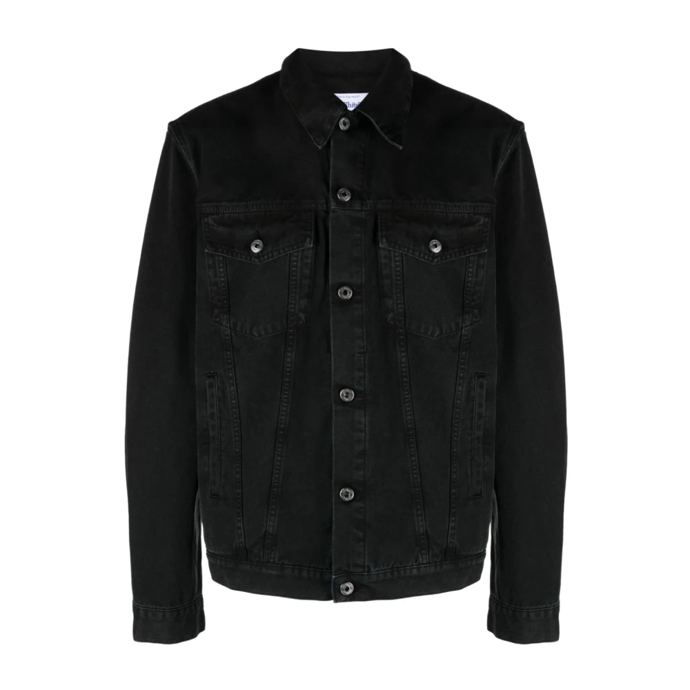 Off White Stijlvolle Winterjassen Black Heren
