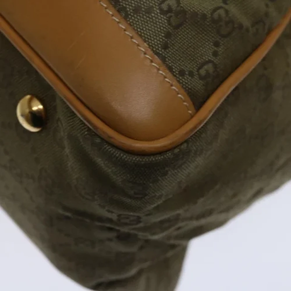Gucci Vintage Pre-owned Canvas travel-bags Brown Dames