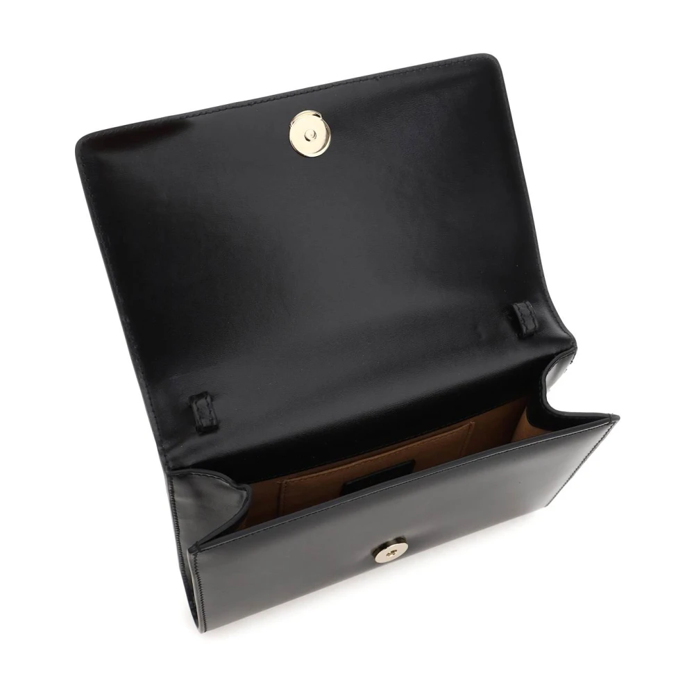 Jimmy Choo Varenne Leren Clutch met Riem Black Dames