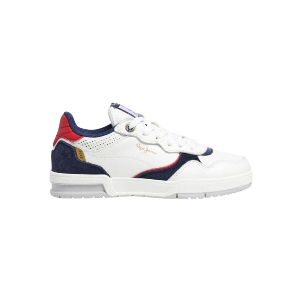 Pepe Jeans Boys White Levitt Urban Trainers - Kids Sneakers - 32 Eu - Kids