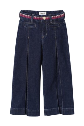 enfants-bleu-culotte-jeans-plisses