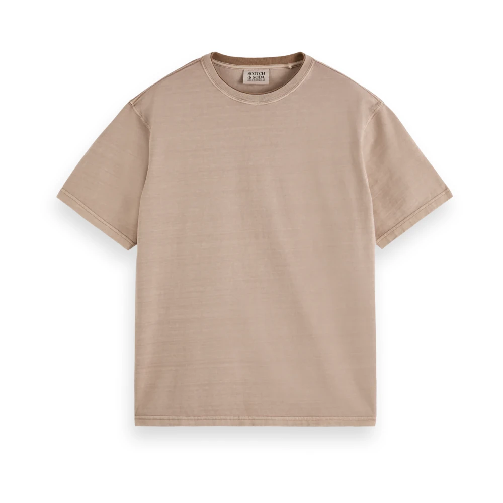 Scotch & Soda Relaxed Fit Katoenen T-shirt Brown Heren