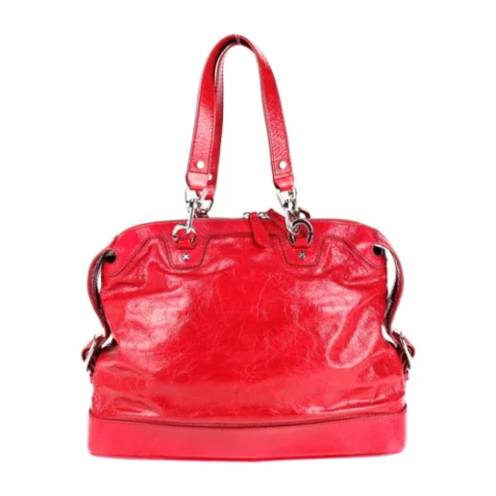 Celine Vintage Pre-owned Leather totes Red Dames