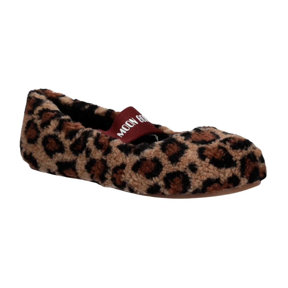 Moon Boot Donna Marrone - Ballerina In Shearling - Shoes - 38 Eu - Immagine 4