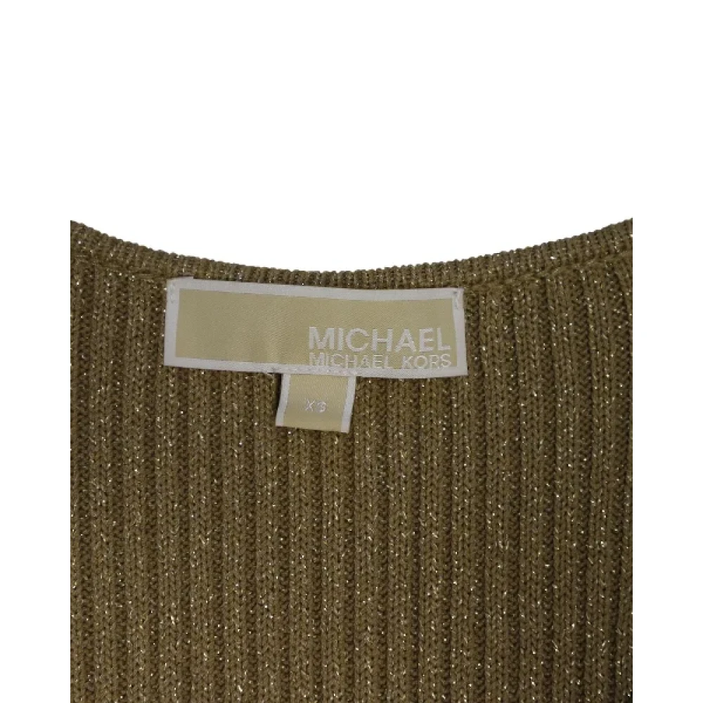 Michael Kors Pre-owned Fabric dresses Green Dames