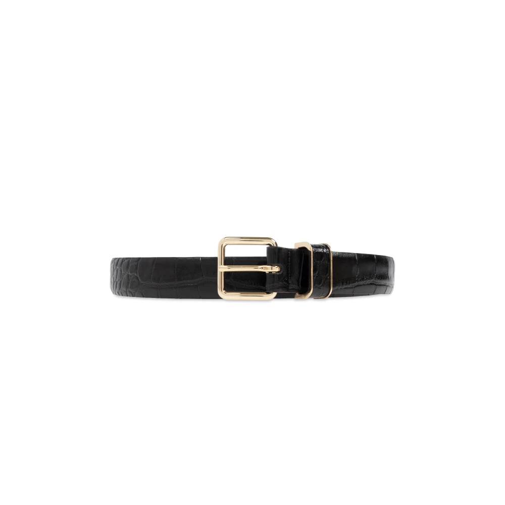 A.p.c. Leren riem Elsa Black Dames