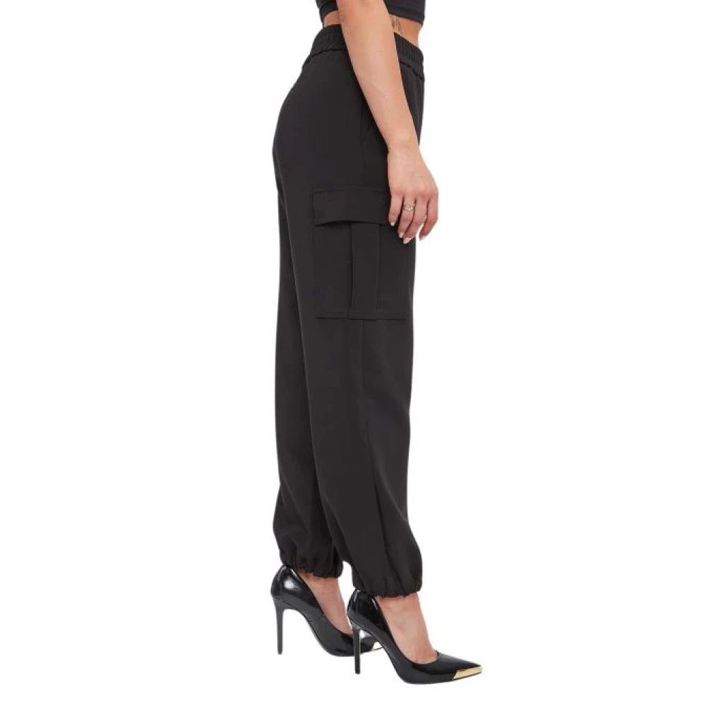 Twinset Zwarte broek met zijstreep Black Dames