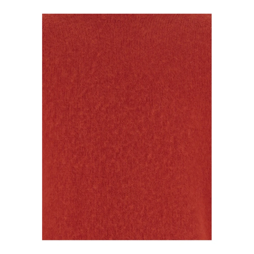 Howlin' Oranje Wol Crew Neck Sweater Red Heren