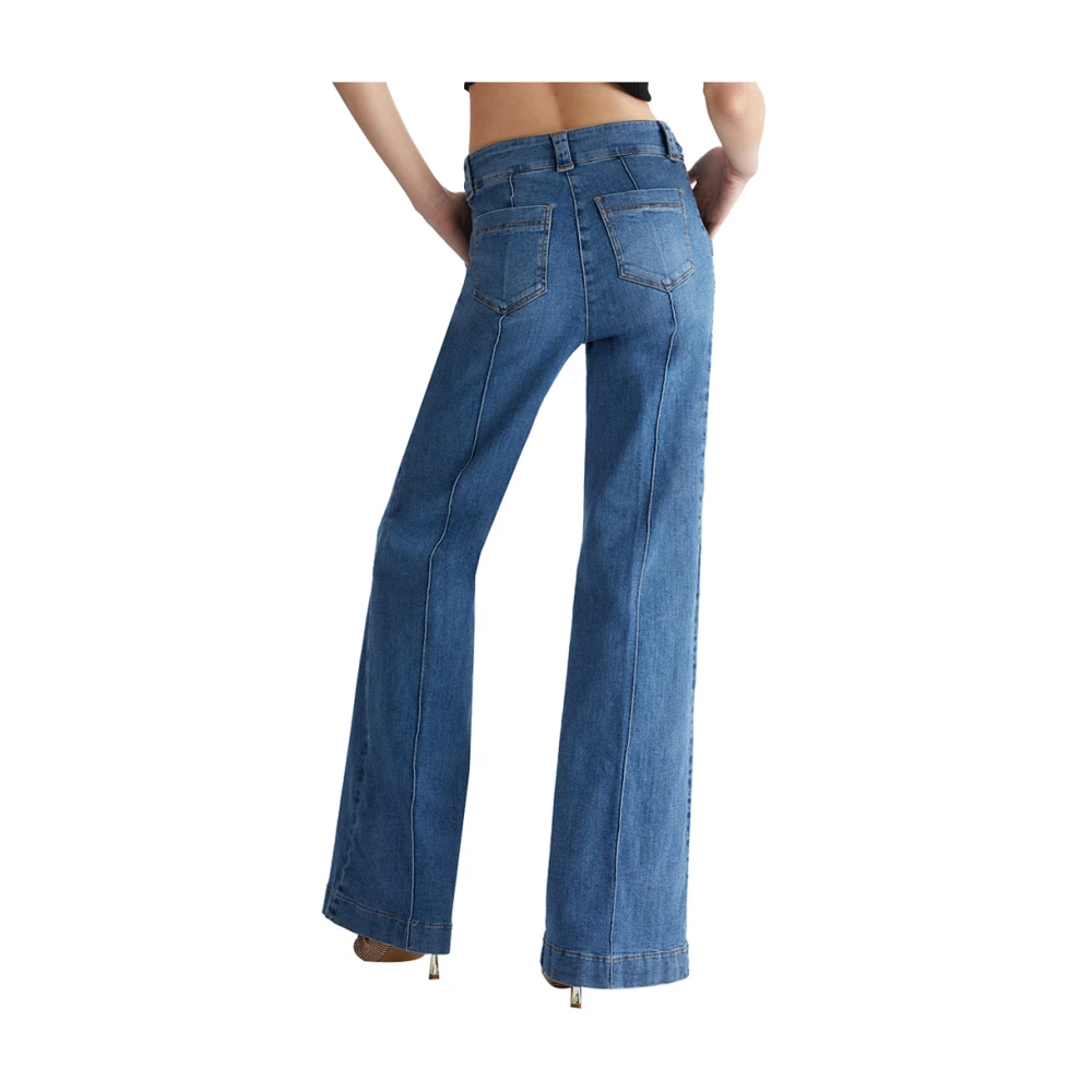 Liu Jo Zwarte Denim Jeans Trendy Casual Chic Blue Dames