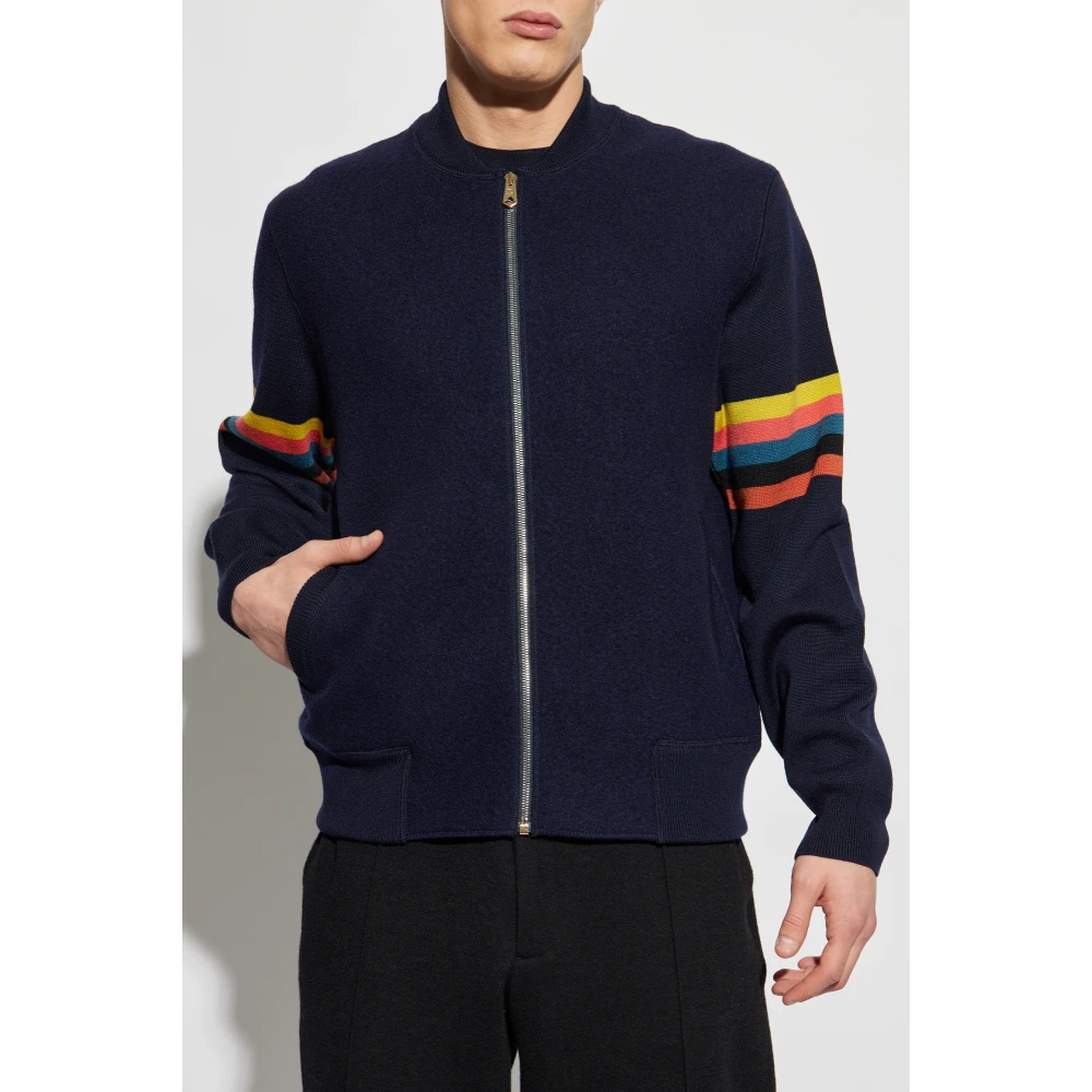Paul Smith Vest met zakken Blue Heren