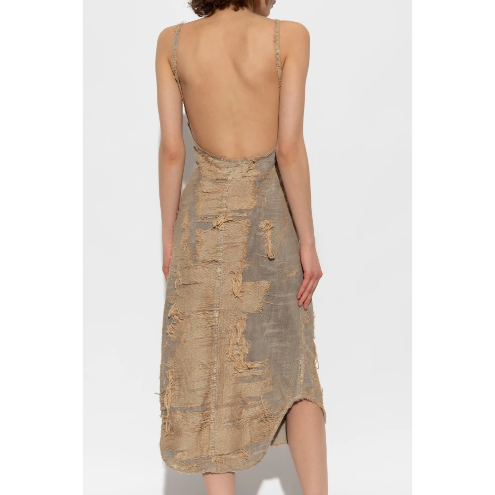 Diesel Jurk De-Vera-Fsg Beige Dames