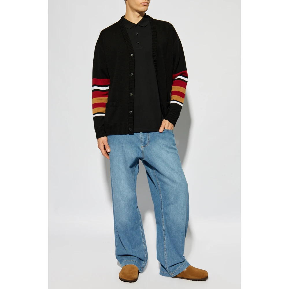Moschino Wijde jeans Blue Heren