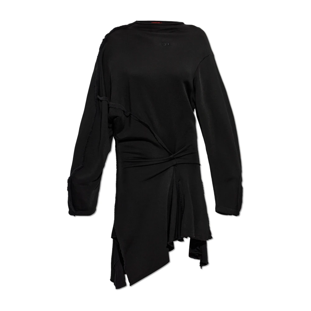 Diesel D-Ranya-Short Dress Dresses Mujer Negro Xl
