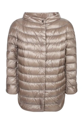 Quiltad Monogram Nylonjacka