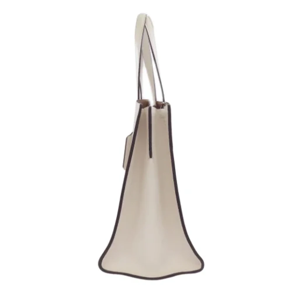 Coach Pre-owned Leather handbags White Dames