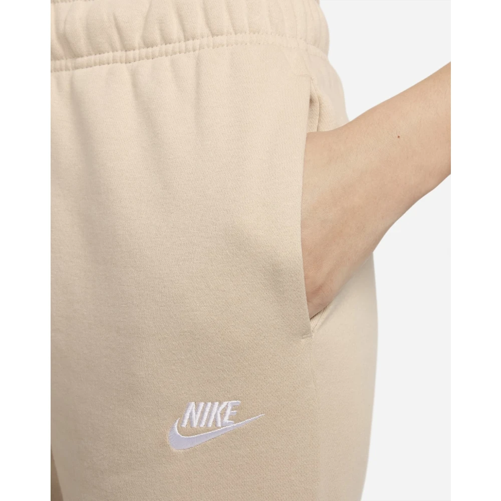 Nike Club Fleece Trainingsbroek Beige Dames