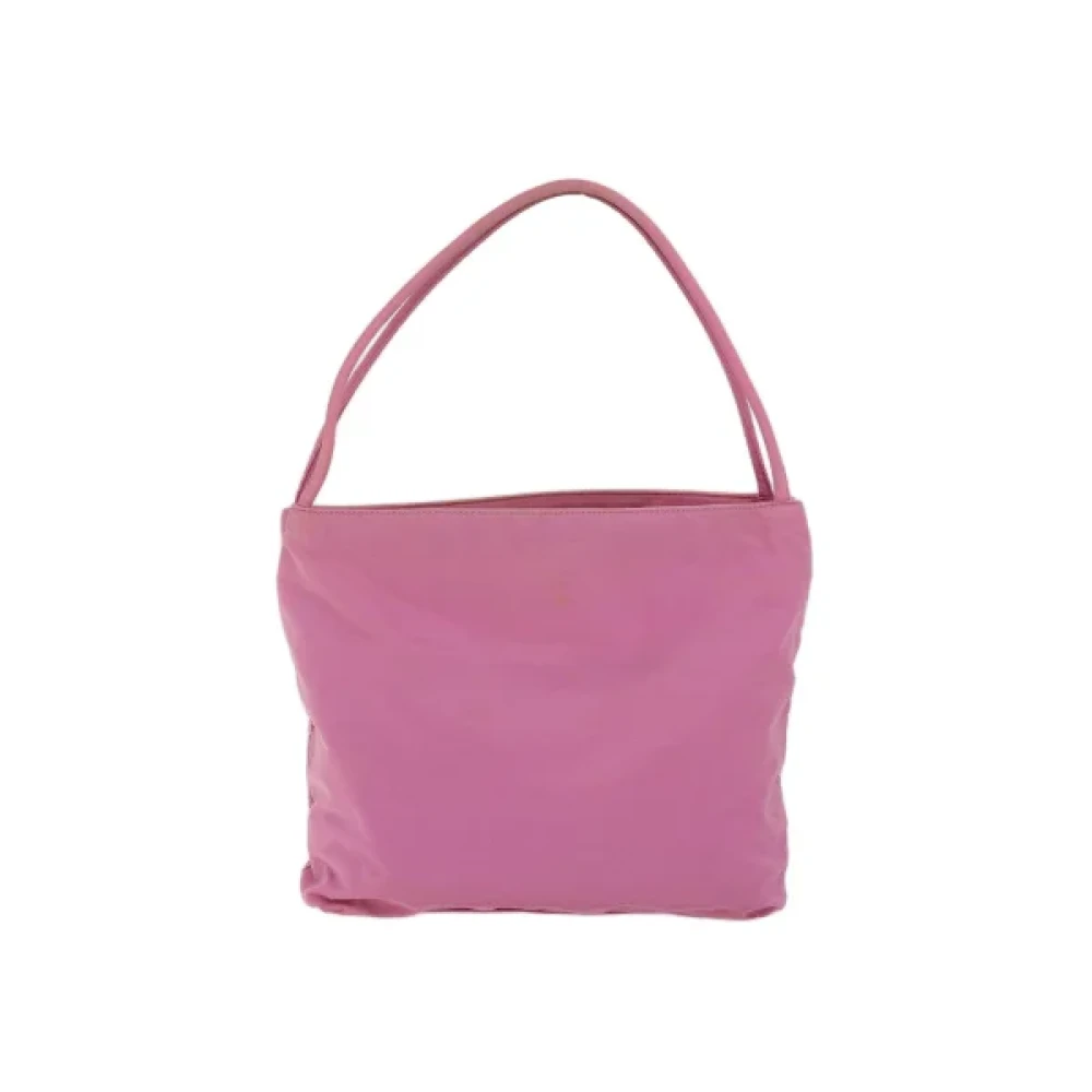 Prada Vintage Pre-owned Nylon prada-bags Pink Dames