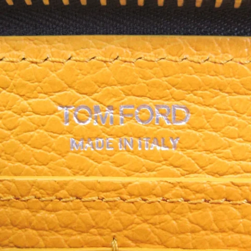 Tom Ford Pre-owned Leather wallets Gray Dames