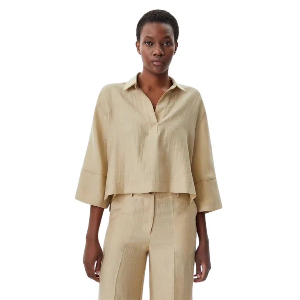 Kaos Donna Beige Camicette M, New,