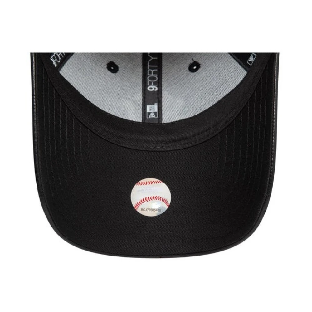 new era Yankees Gerimpeld PU Pet Black Dames