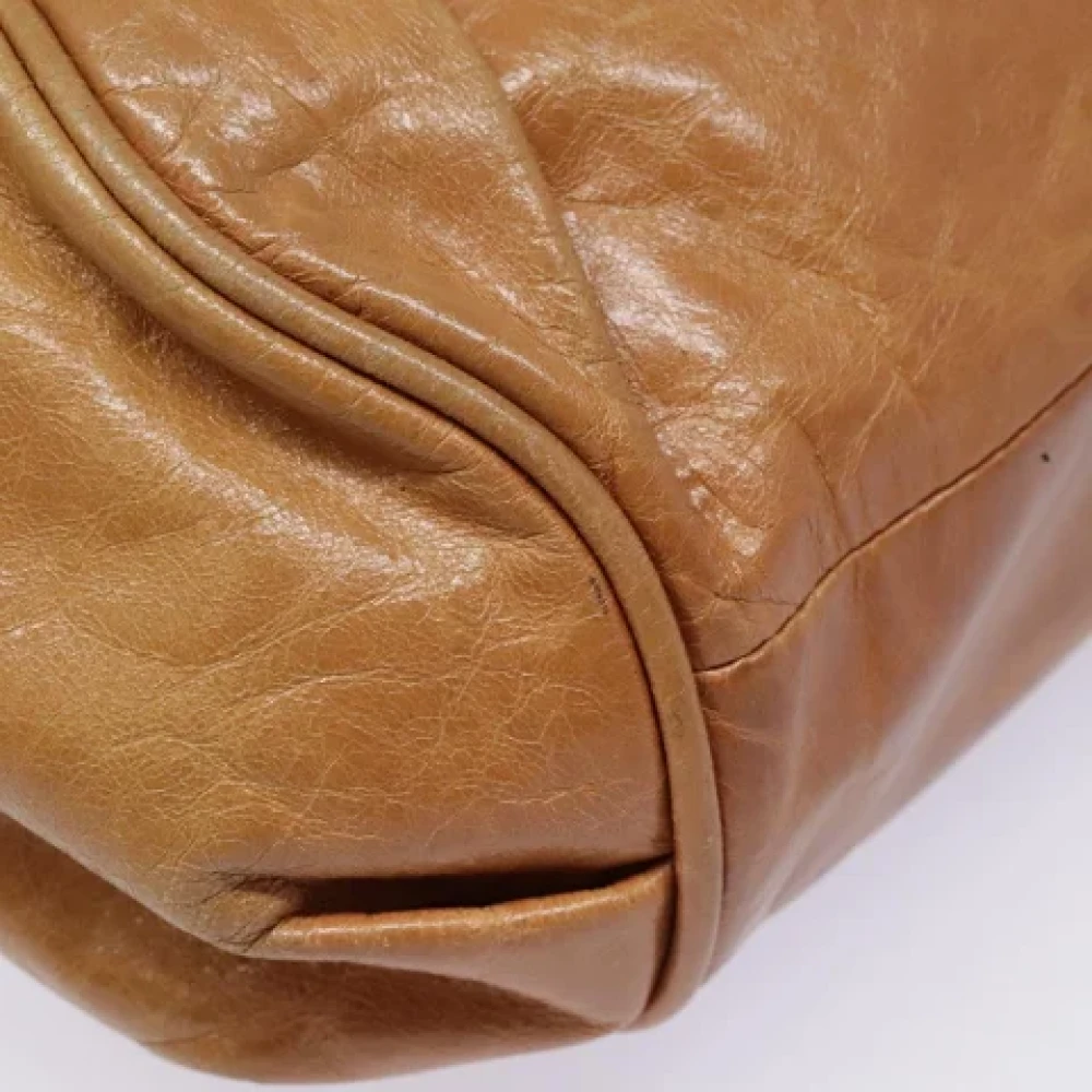 Chloé Pre-owned Leather handbags Brown Dames