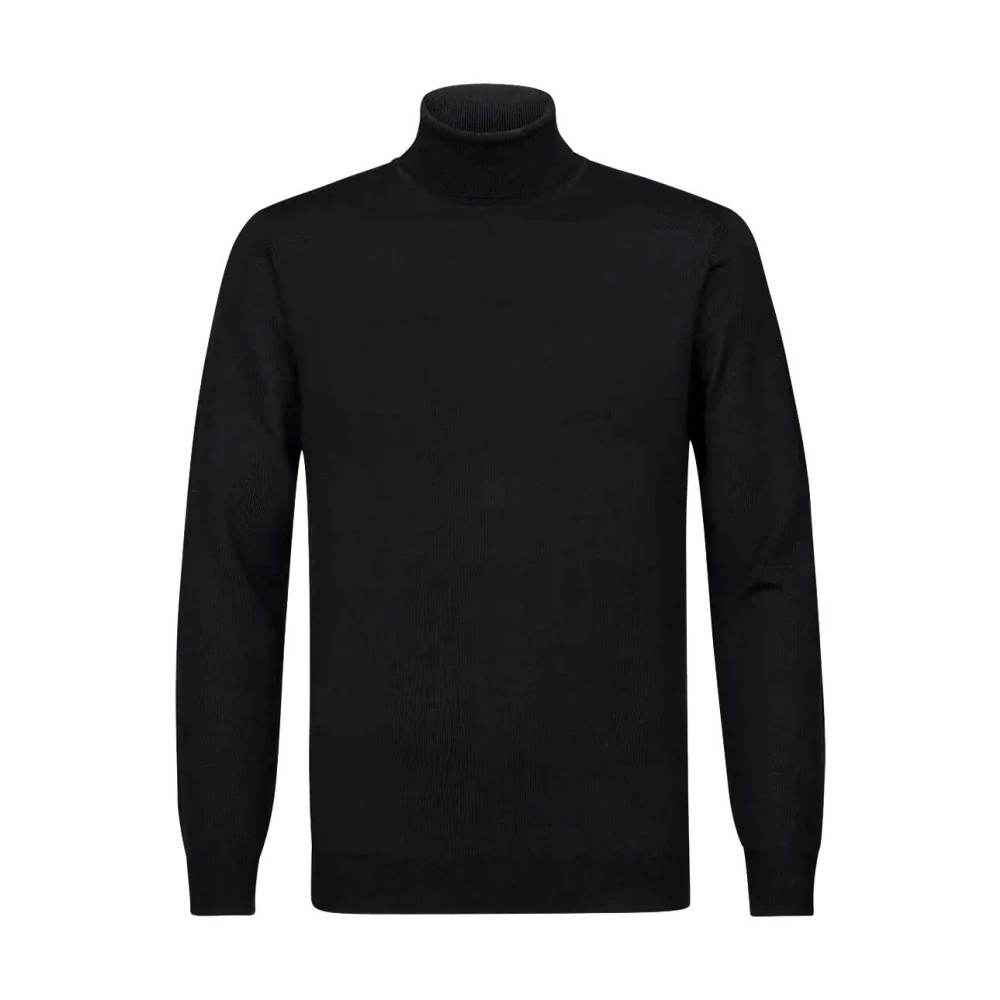 Profuomo Zwarte Coltrui Pullover Black Heren