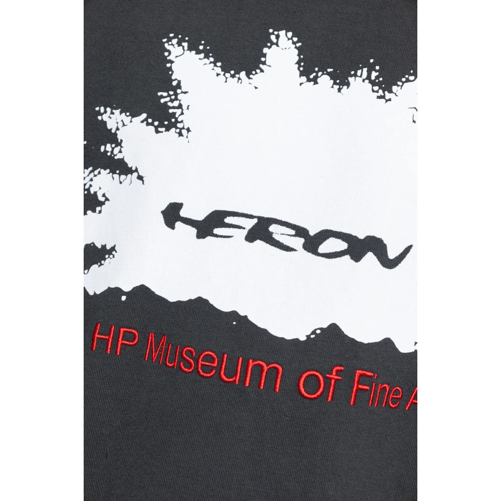Heron Preston Bedrukt T-shirt Gray Heren