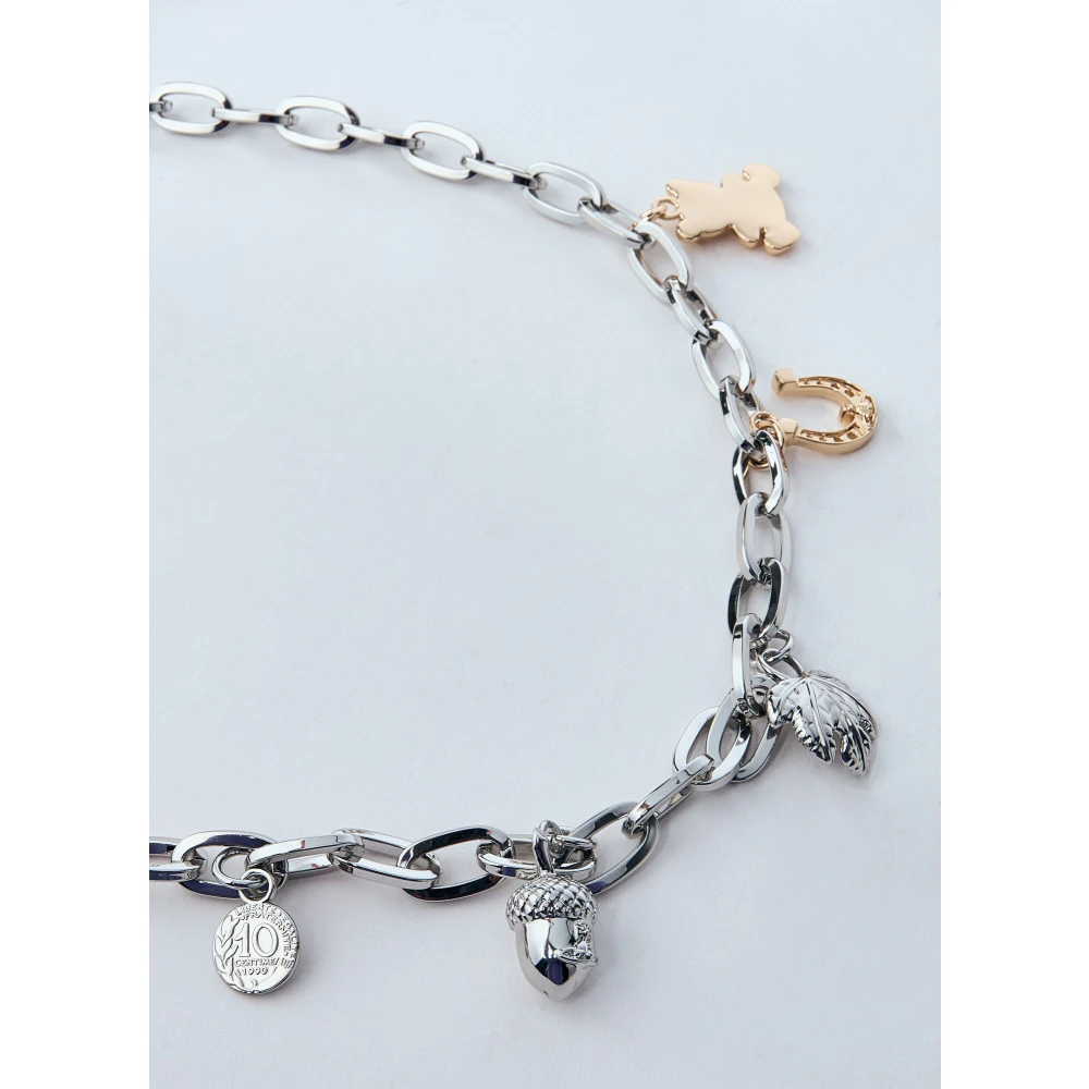 Vivienne Westwood Bedel Hanger Ketting Riem Gray Dames
