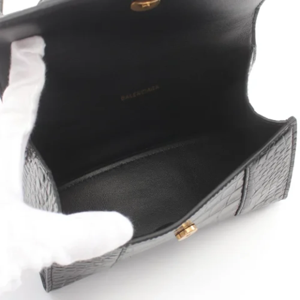 Balenciaga Vintage Pre-owned Leather balenciaga-bags Black Dames