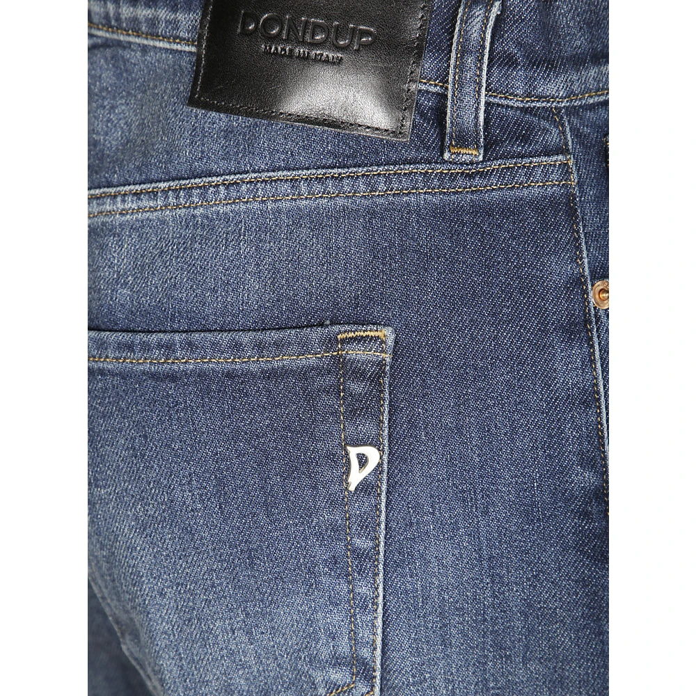 Dondup Klassieke Straight Denim Jeans Blue Dames
