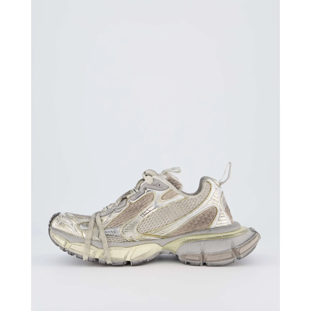 Balenciaga Mix Mesh Rub W Synthetische Sneakers Gray Dames