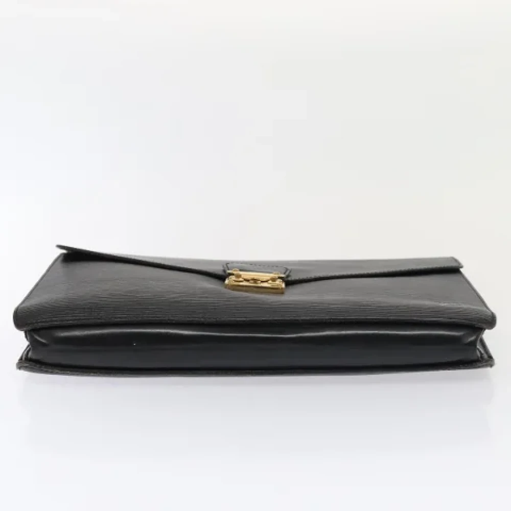 Louis Vuitton Vintage Pre-owned Leather briefcases Black Dames