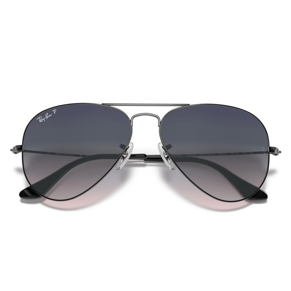 Ray-Ban Unisex Gray Sunglasses, 58 Mm, Aviator Rb3025 Polarized